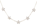 Five Flower Diamond Necklace