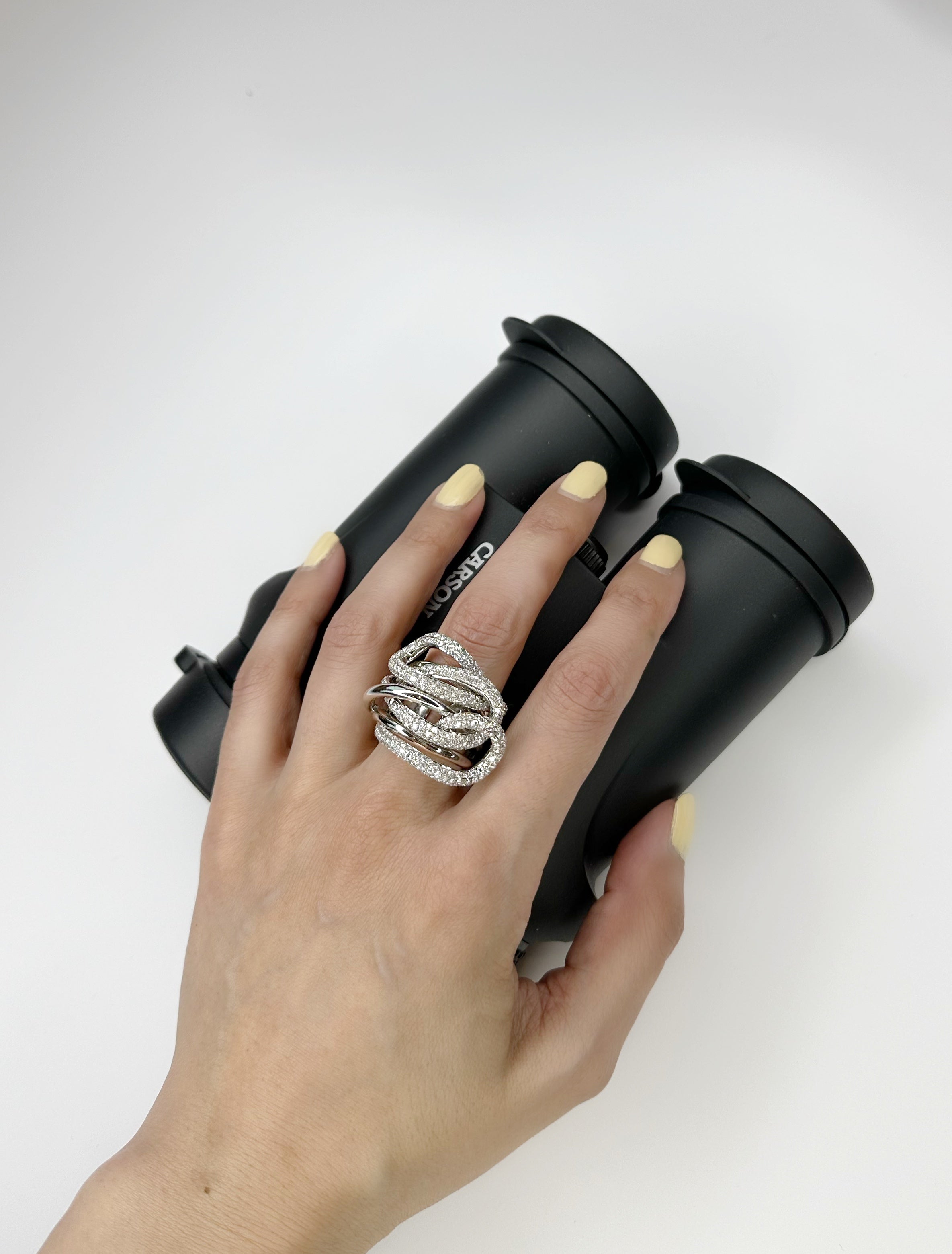 Diamond Wrapped White Gold Ring